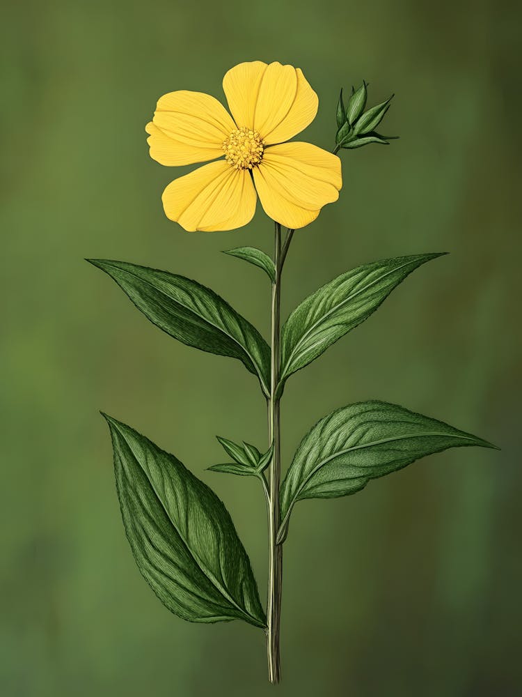 Wildflower Yellow Flower