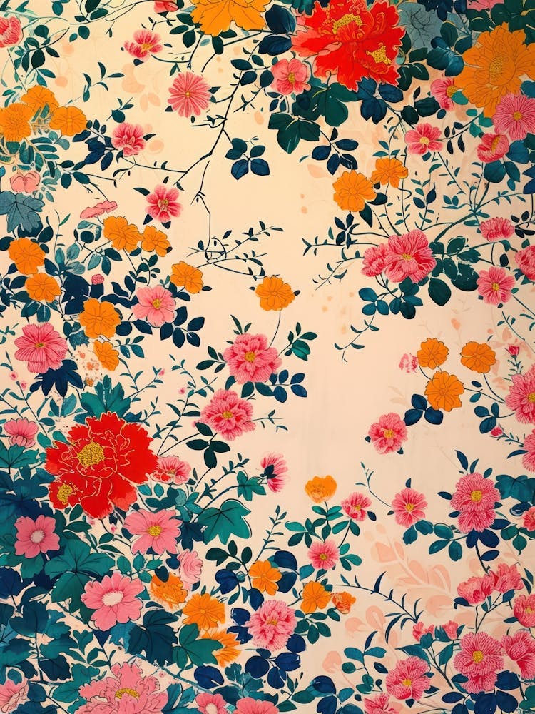 Great Japan  Hokusai Botanical Japanese 2
