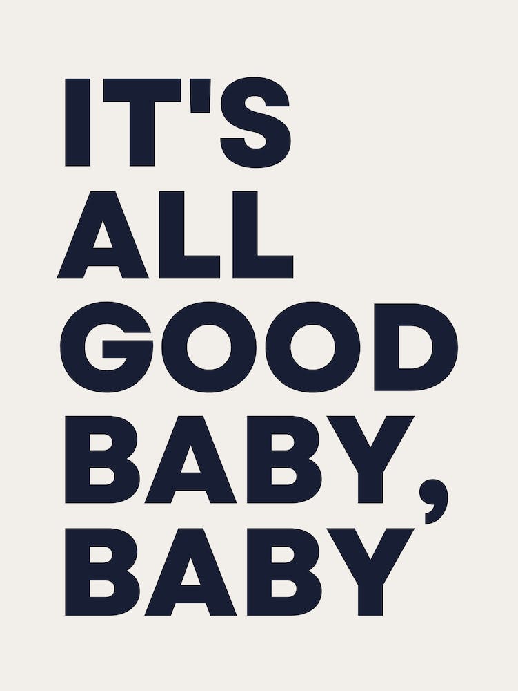 Typo It S All Good Baby Baby Black