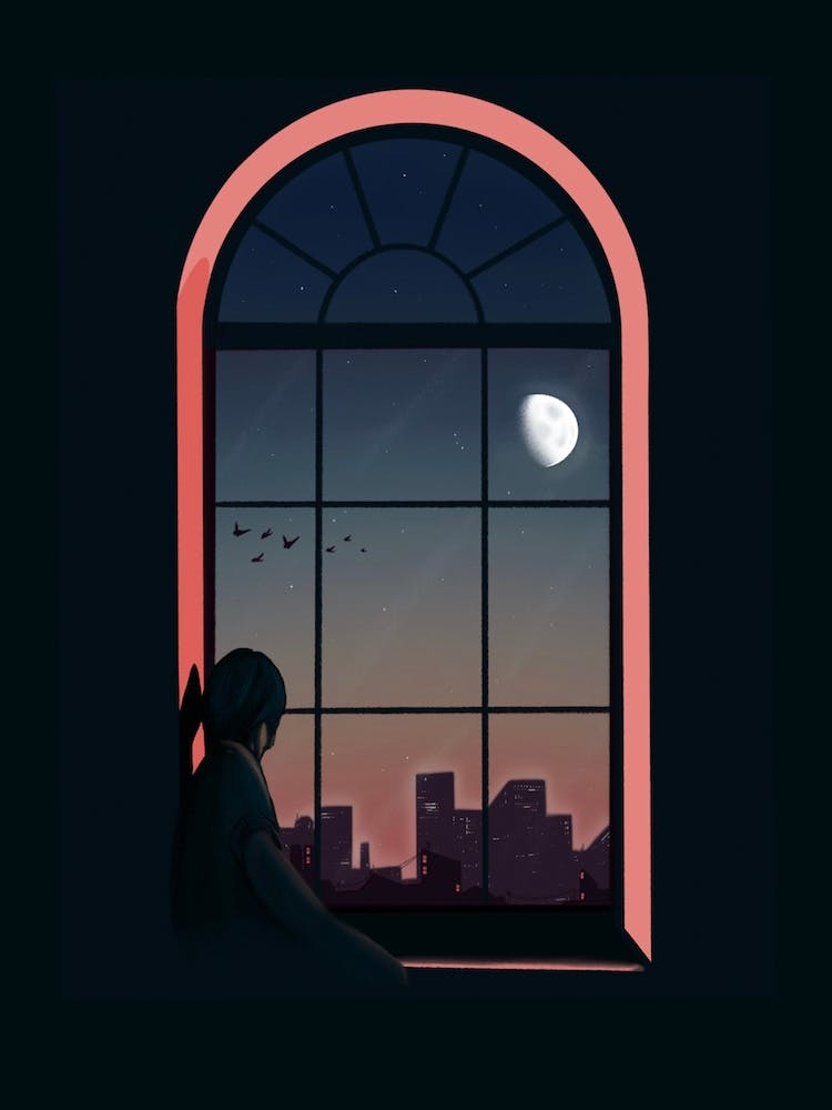 Looking Out Over The City 