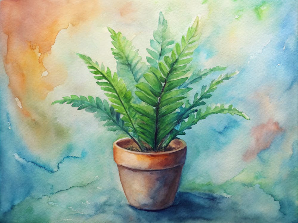 Fern Painting