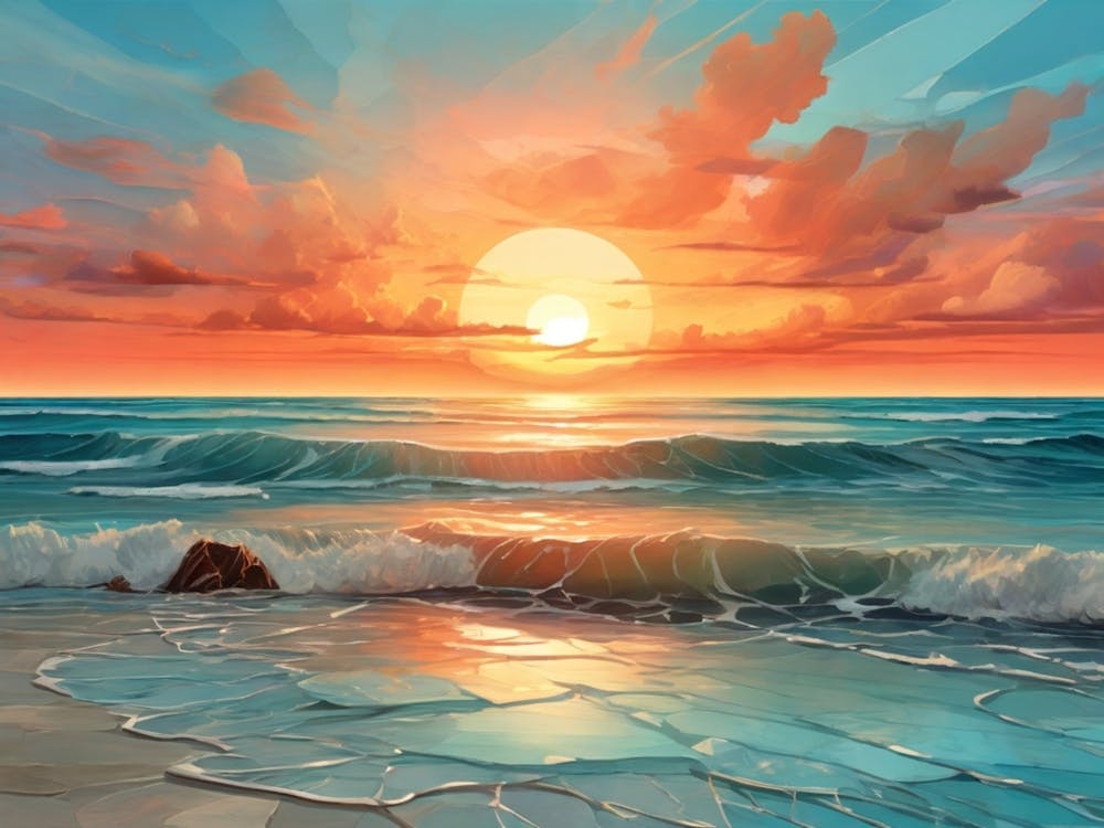 Sunset At The Beach 35