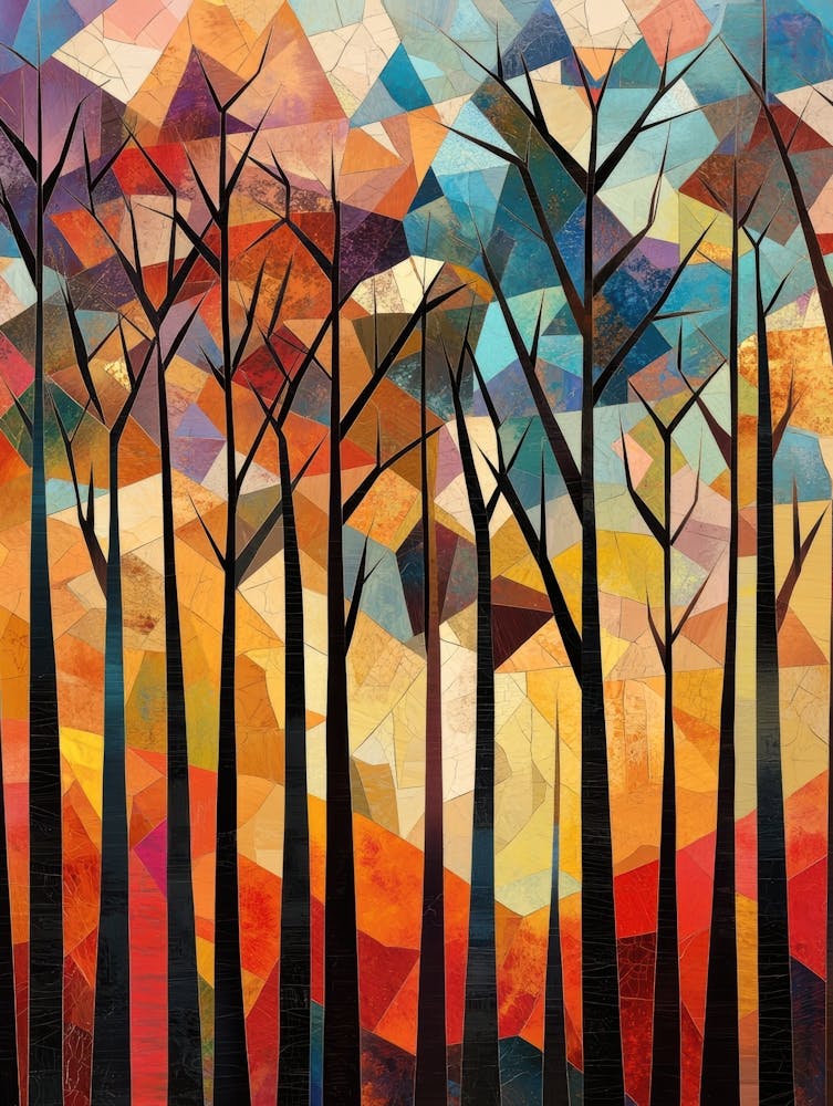 Trees At Sunset 6