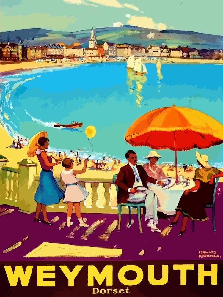 Weymouth, Vintage Travel Poster