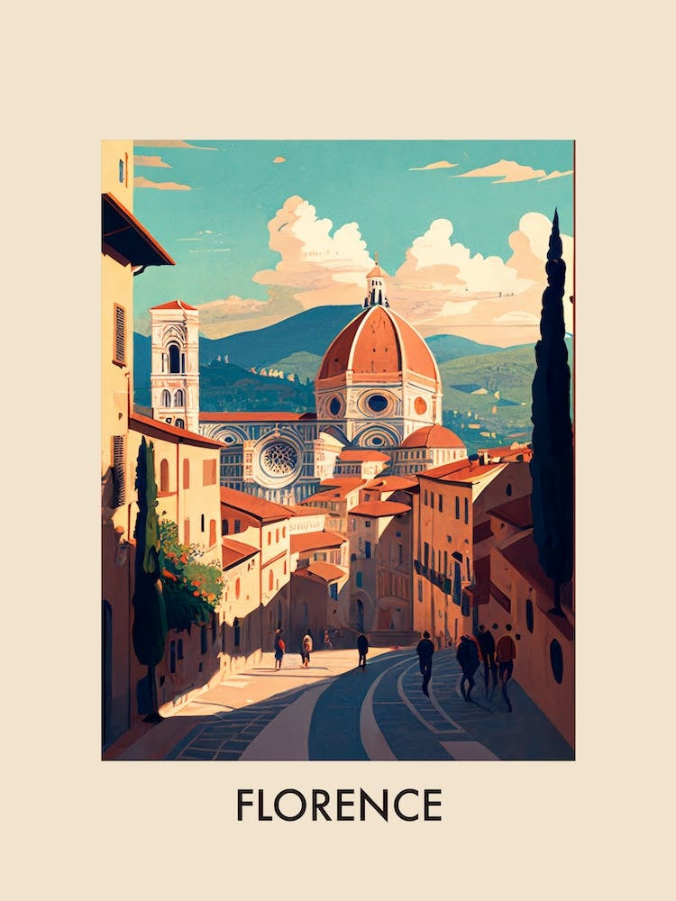 Florence 1 Vintage Travel Poster