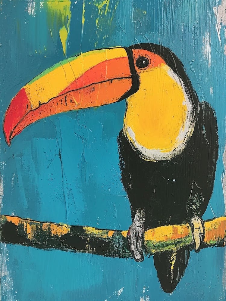 Toucan Pop Art Style 1