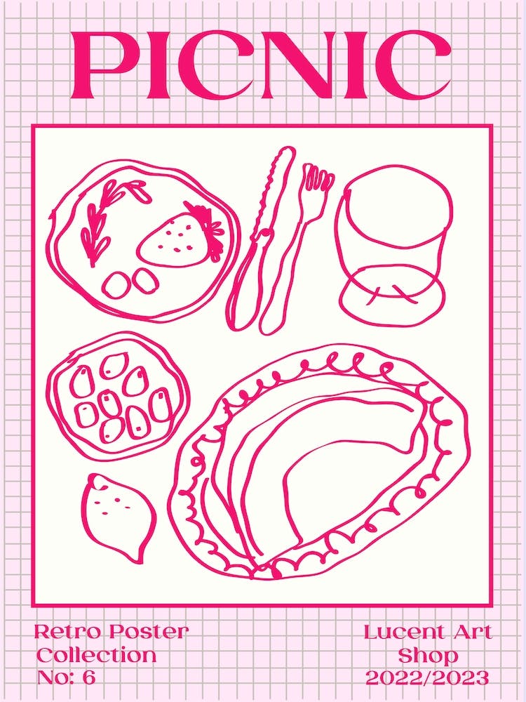 Vintage Picnic Pink