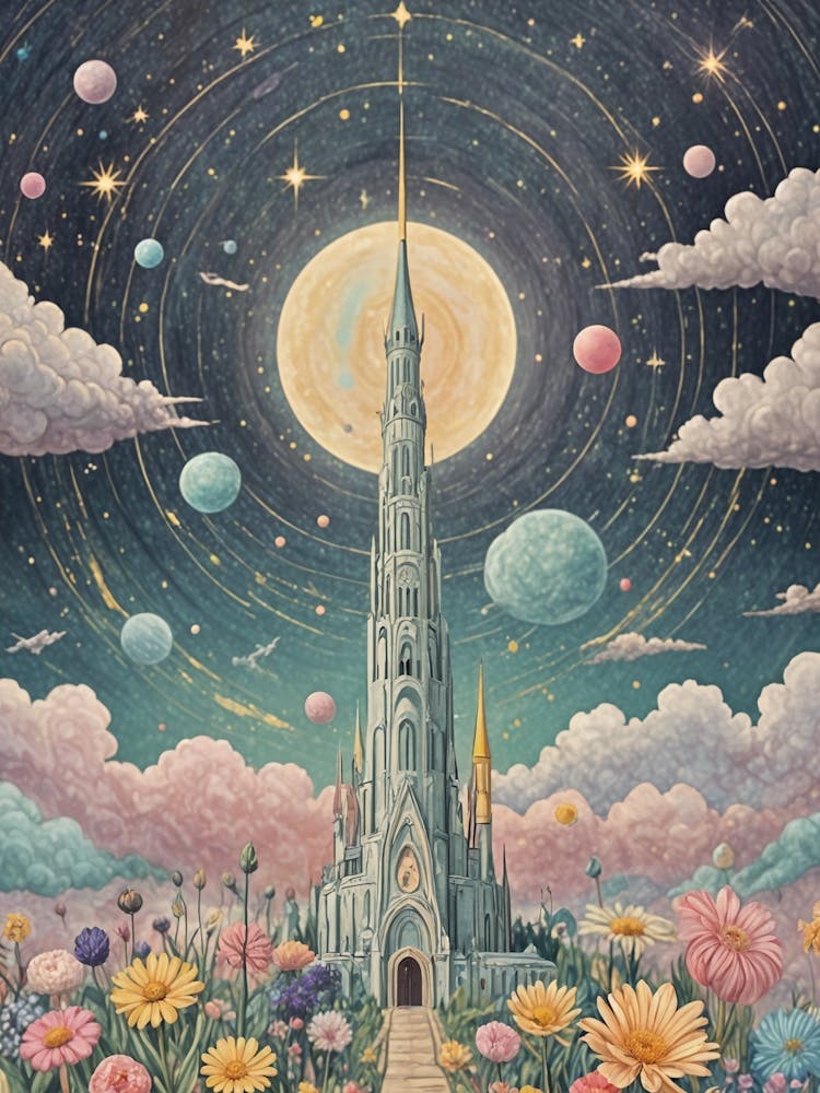 Kosmische Traumlandschaft