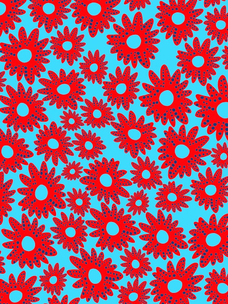 Alien Abstract Flowers