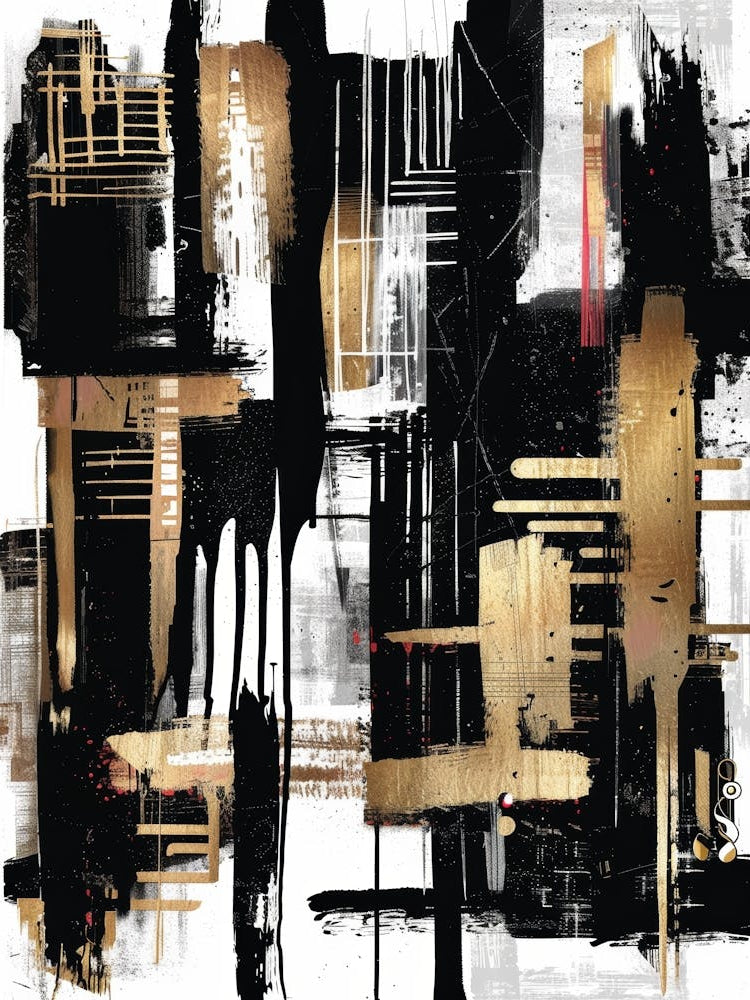 Abstract City Canvas Print 1