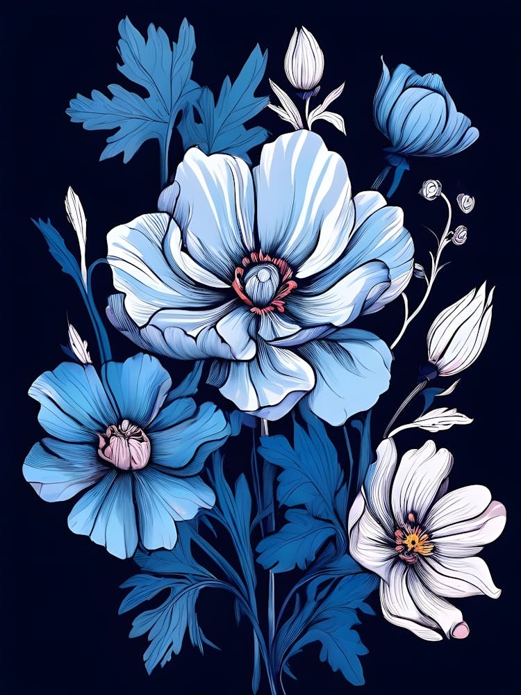 Blaue Blumen 9
