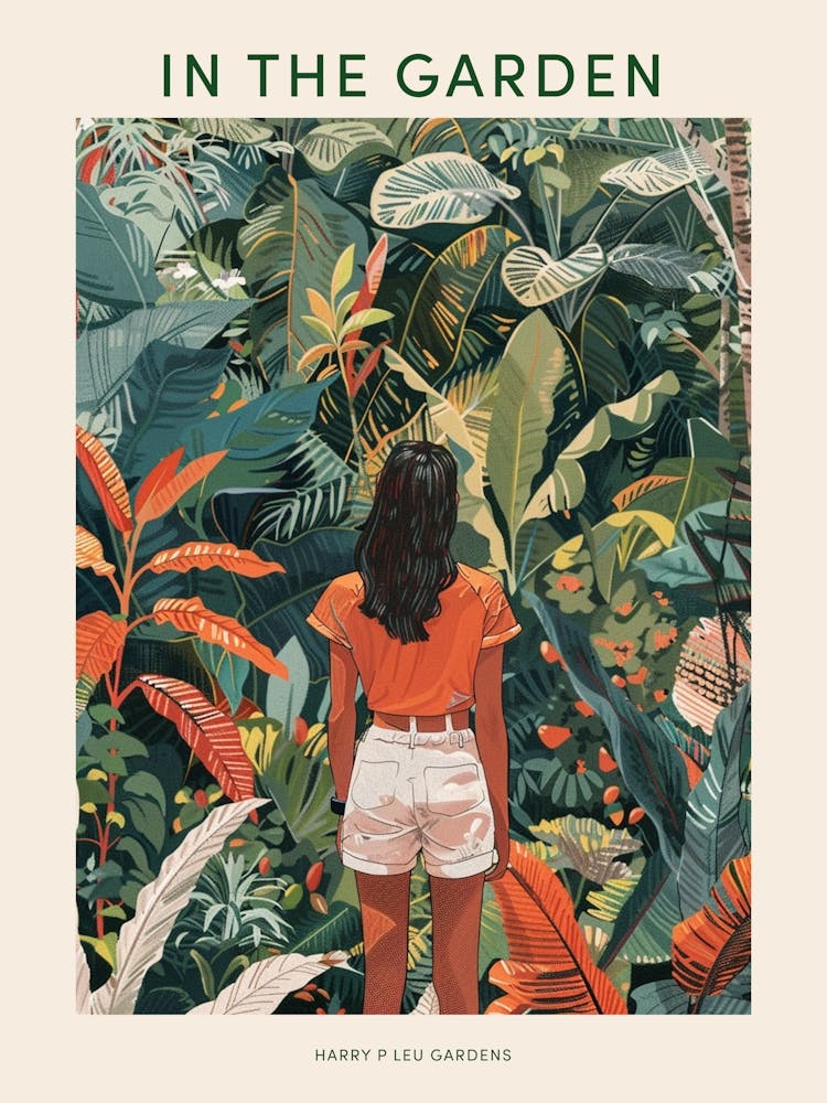 In The Garden Poster Harry P Leu Gardens Usa 4
