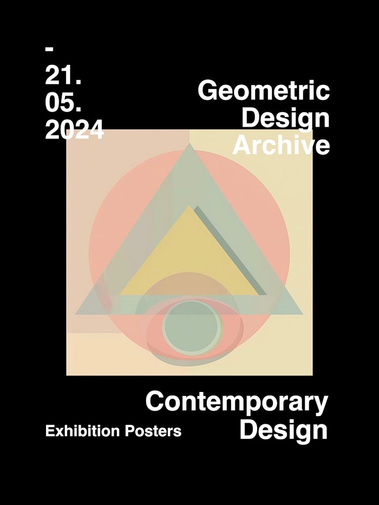 Geometric Design Archive Poster 04