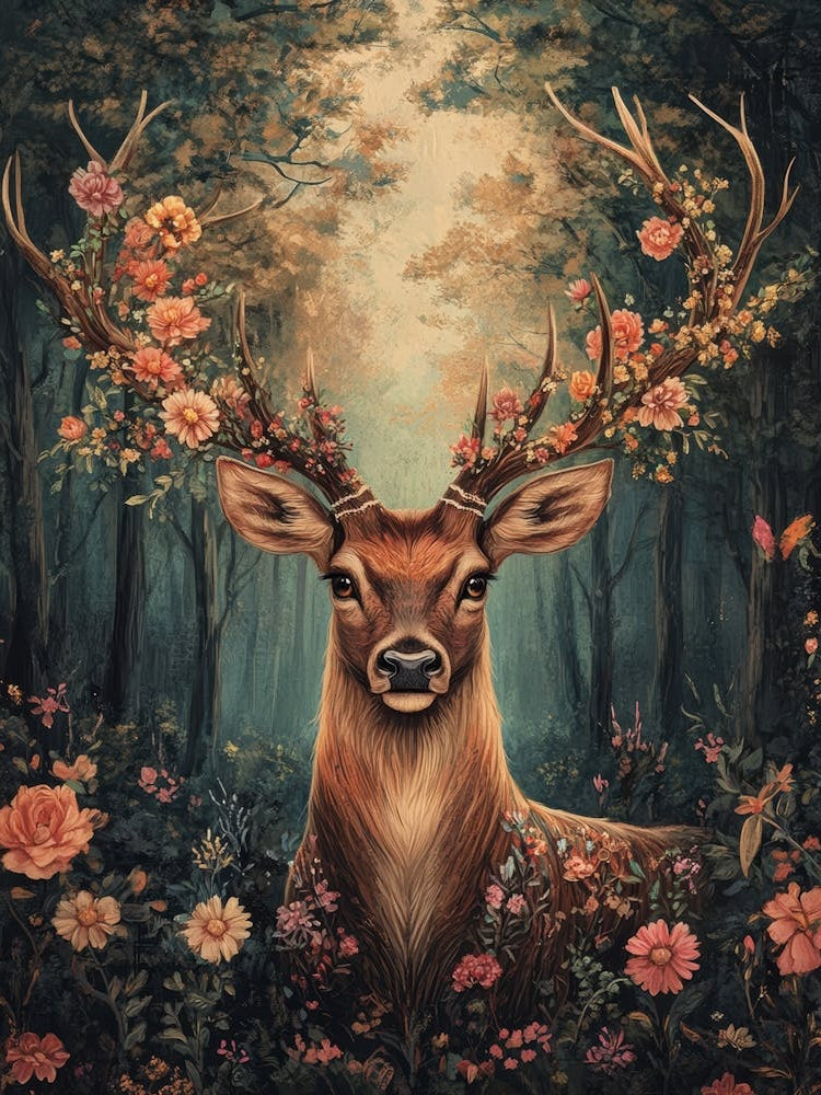 Deer In The Forest 3