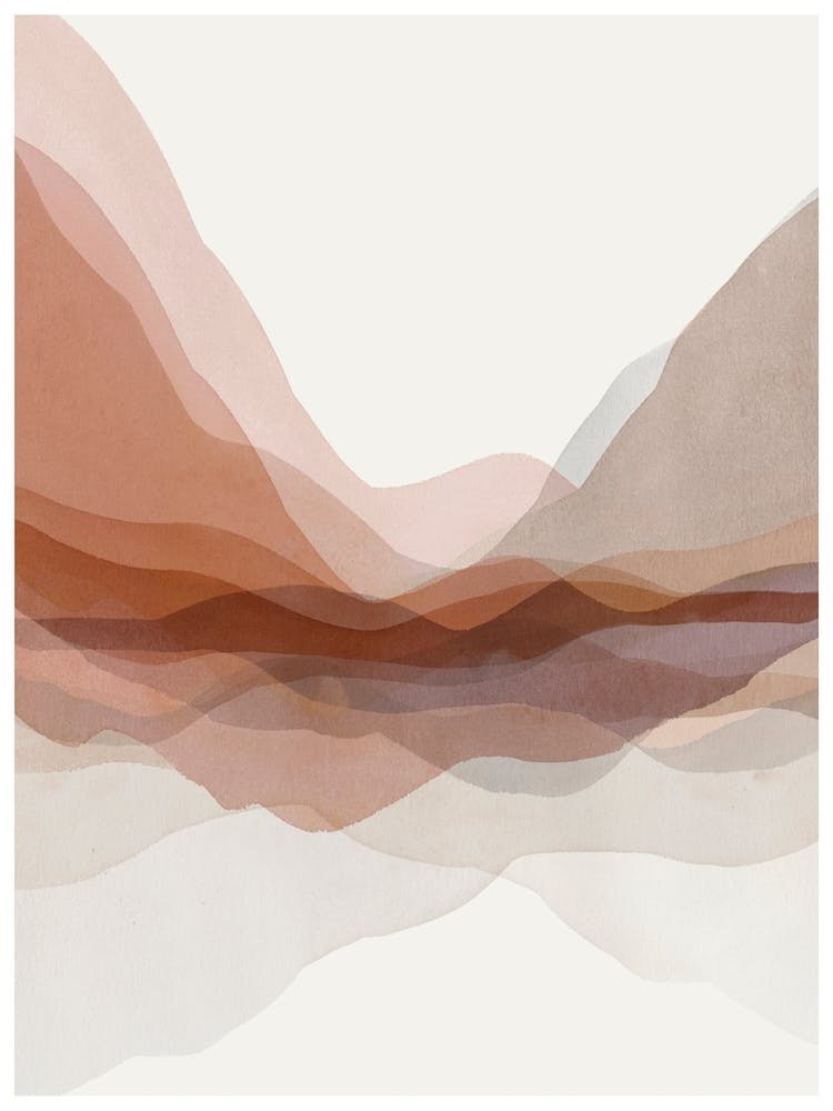Abstract Landscape Mountain