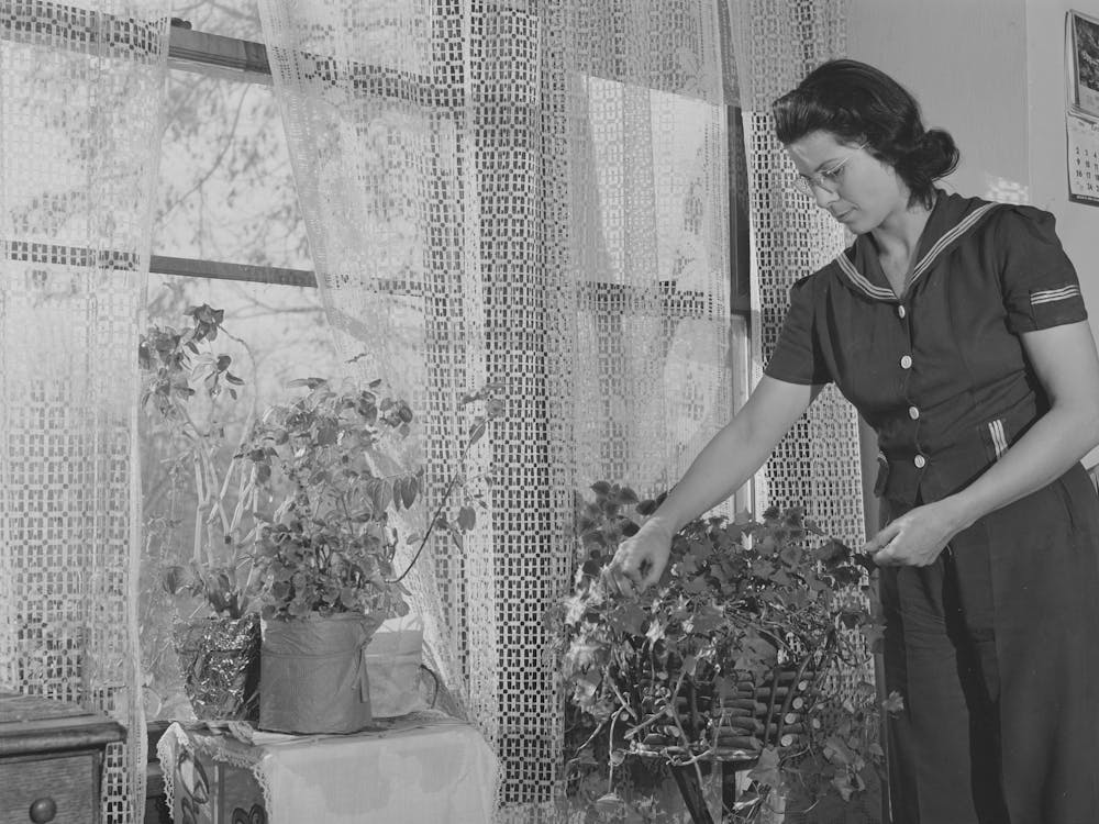 Mrs, Lee Wagoner, Who Lives On The Black Canyon Project, Canyon County, Idaho By Russell Lee