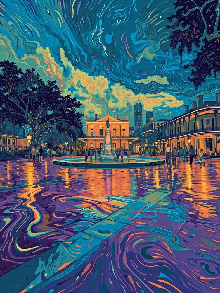 Jackson Square Minimal Painting 4