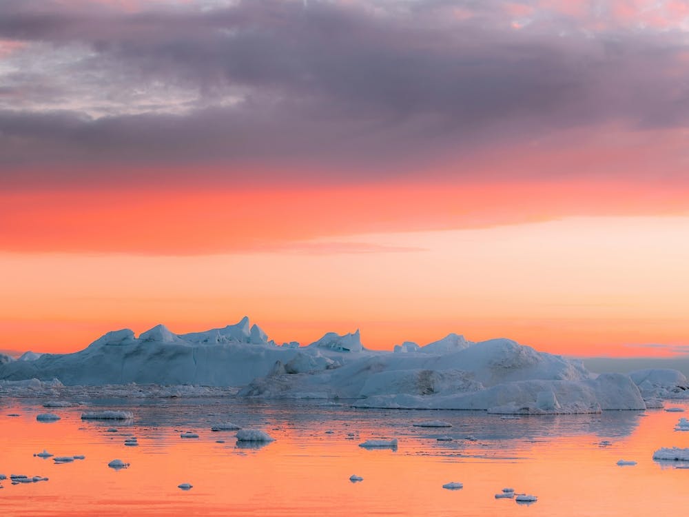 Sunset In The Arctic
