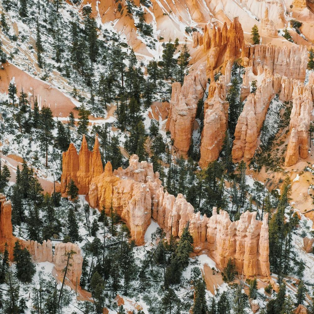 Bryce Canyon Winter Scenery