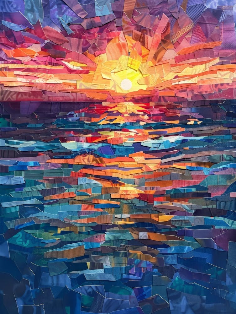Sunset Over The Ocean 69