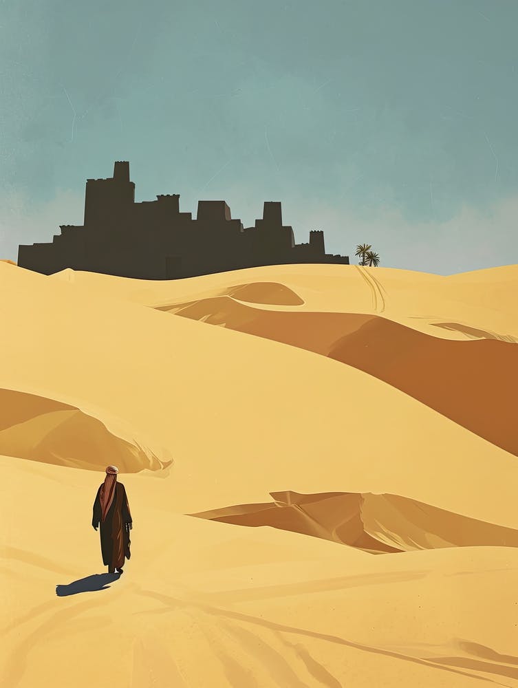 Man In The Desert, Arabi Minimalism