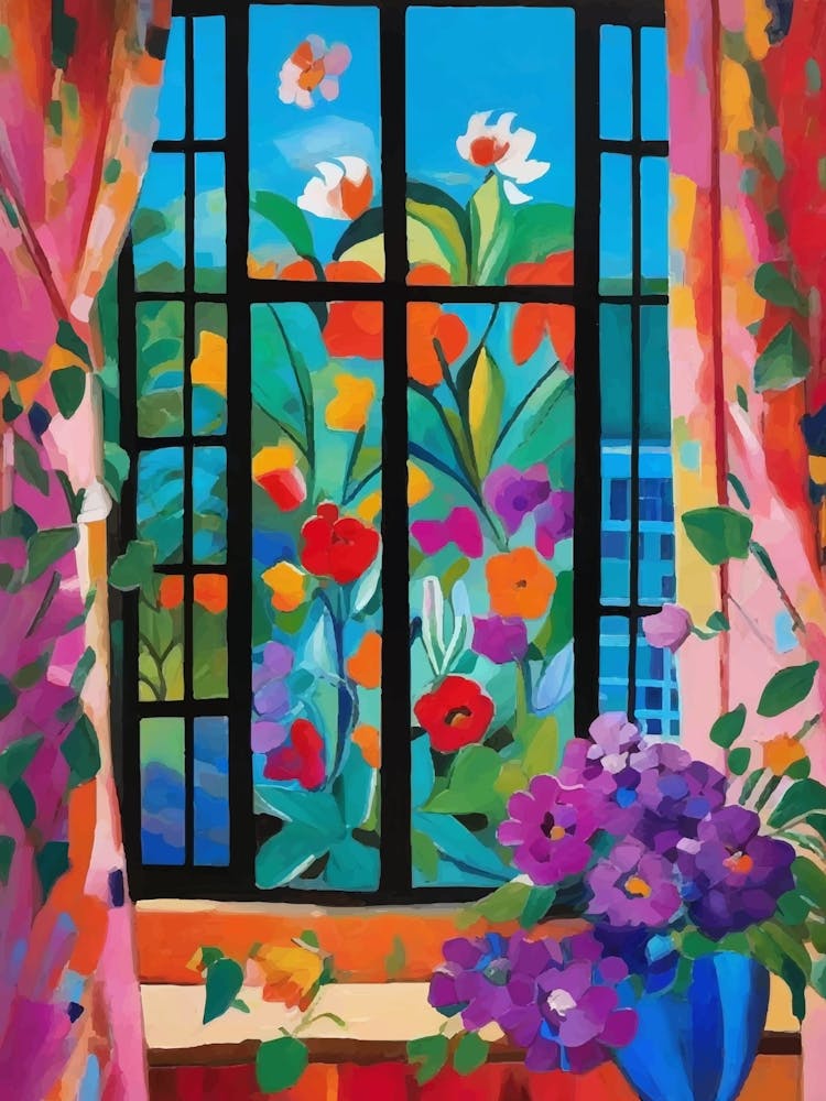 Window With Flowers
