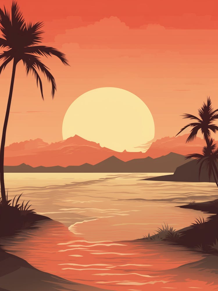 Bvaro Beach Dominican Republic At Sunset 2