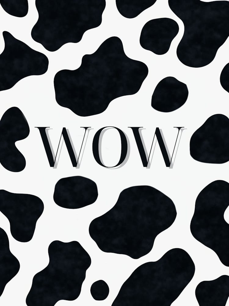 WOW Cow Print