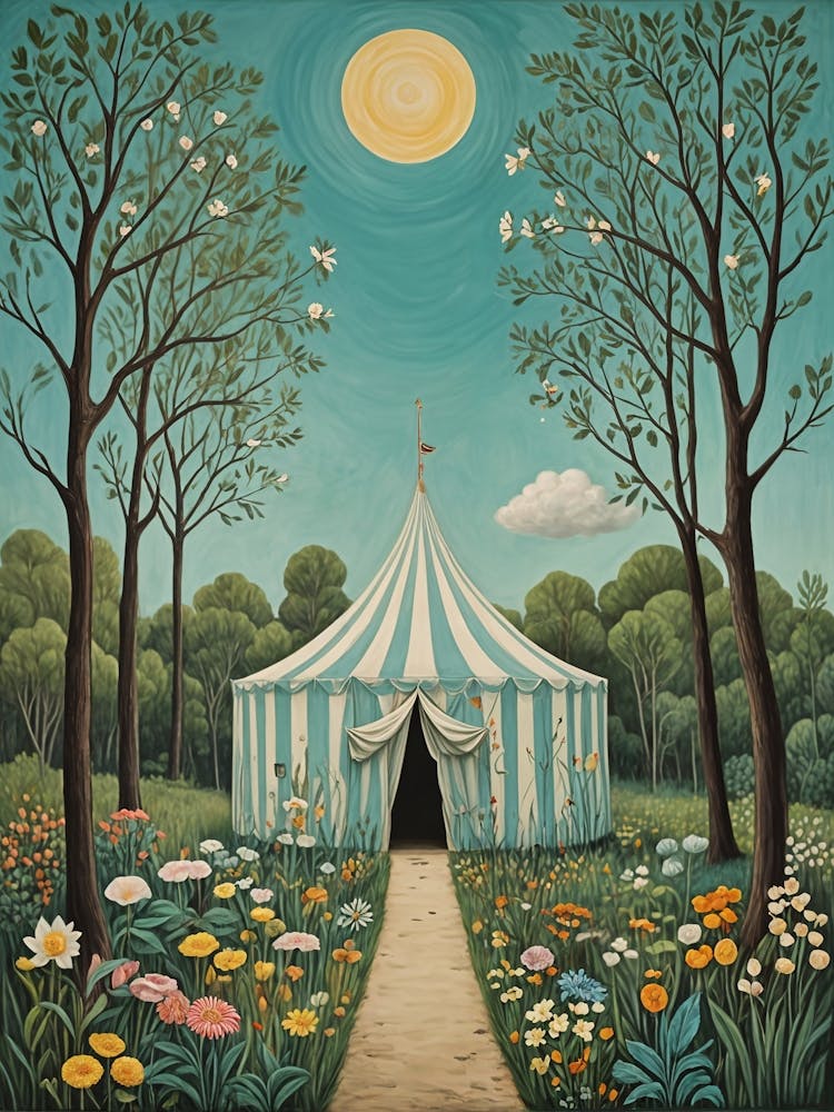 Circus Tent In The Woods