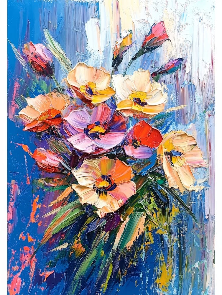 Oil Painting Flowers 1
