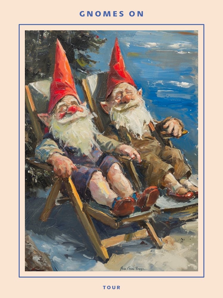 Gnomes On Vacation 1 Poster