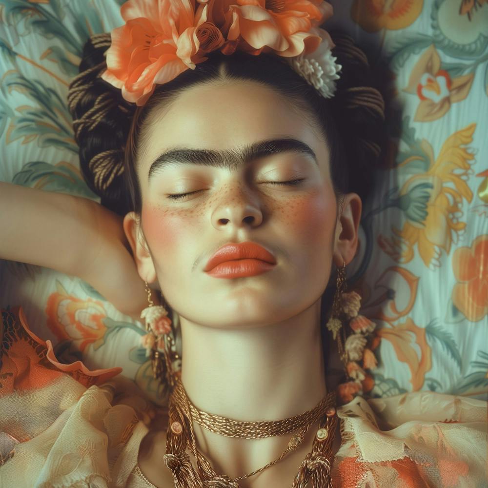 Foto Frida Kalho Sleep