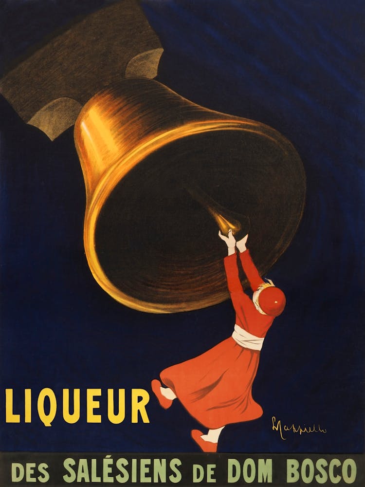 Angelus, Liqueur Of The Salesians Of Dom Bosco, Leonetto Cappiello