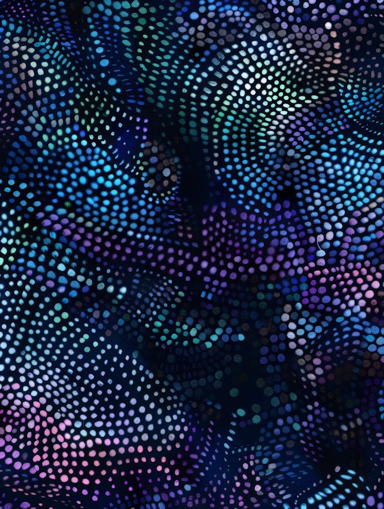 Abstract Background With Dots