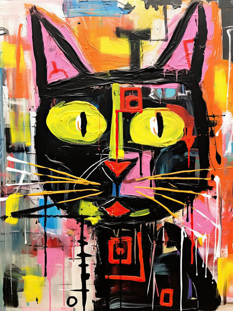 Whisker Wonders: Feline Street Art Delight