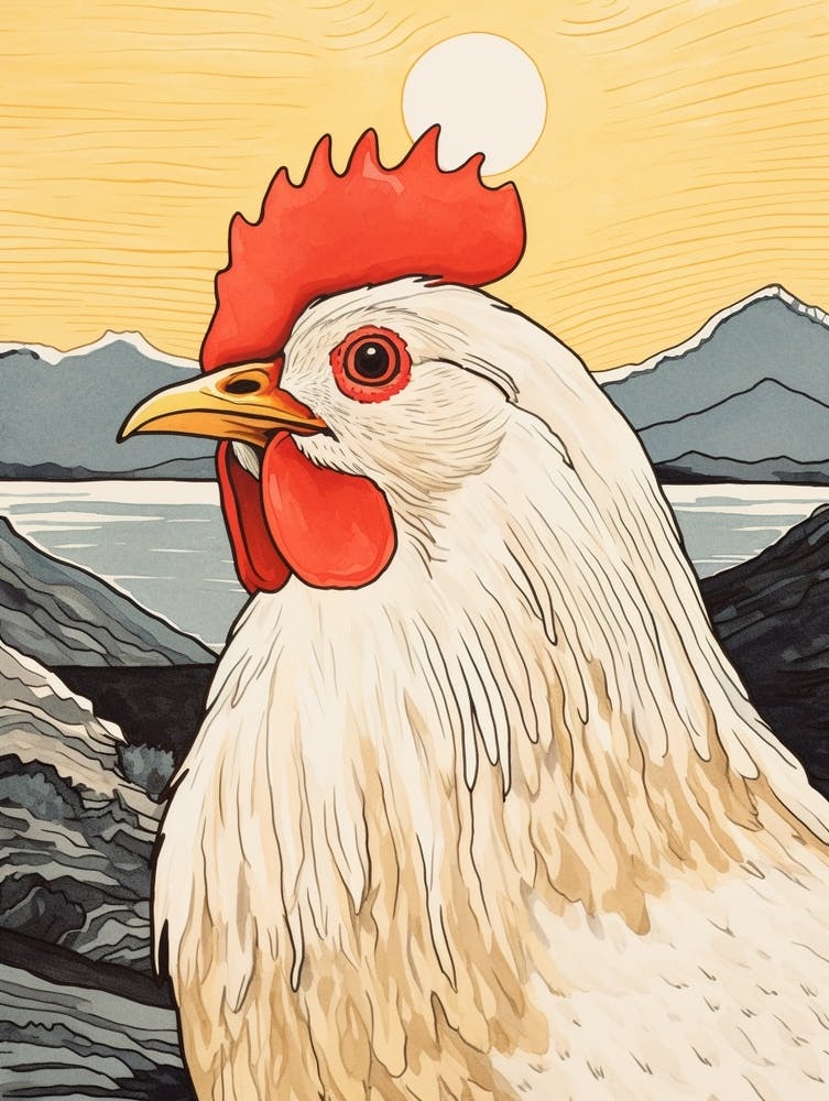 Bird Illustration Chicken 3