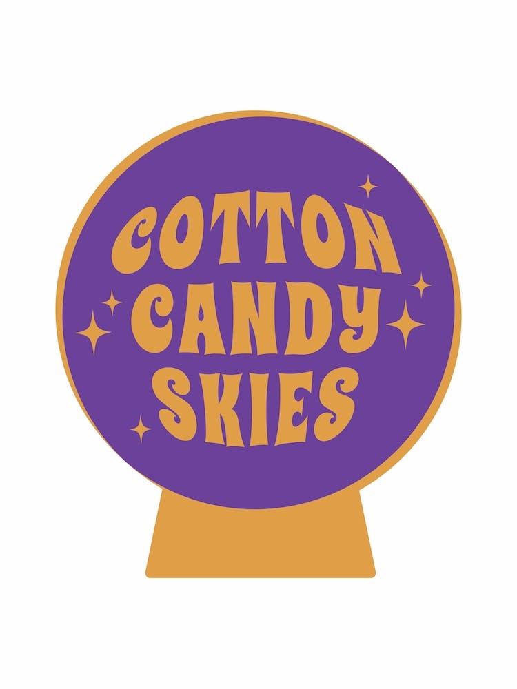 Cotton Candy Skies - Purple