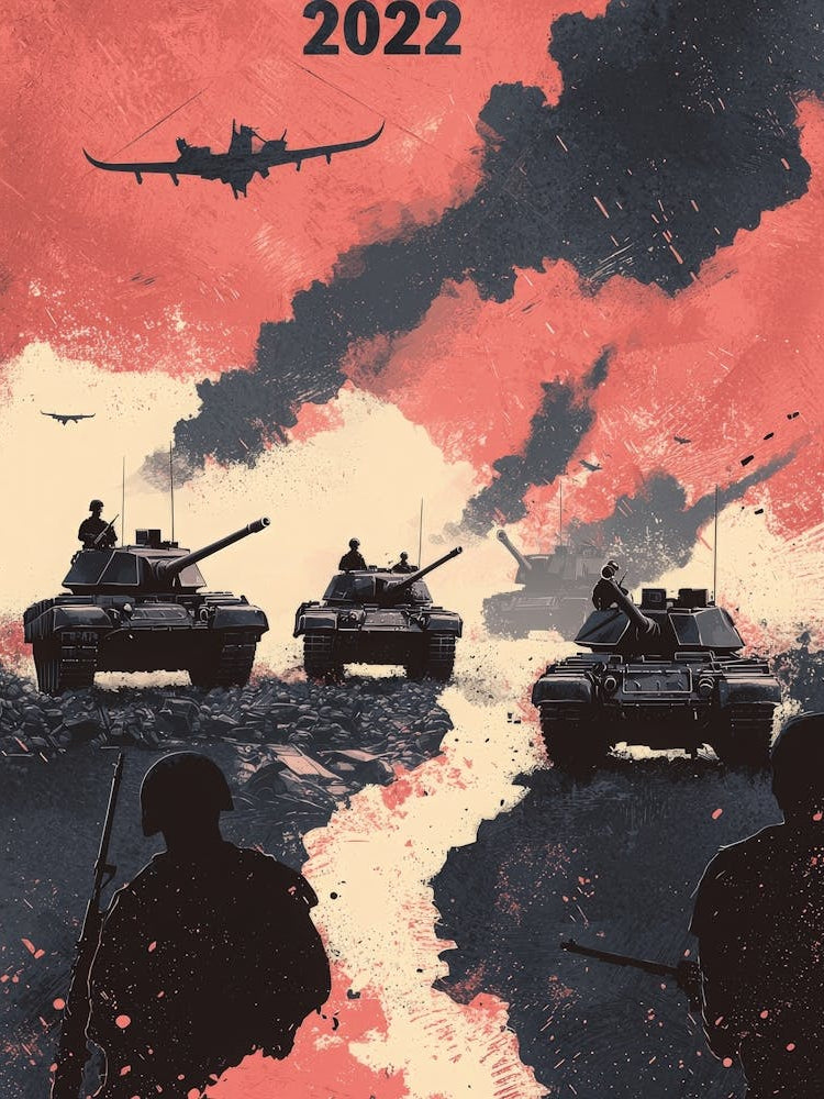 Aihrgdesign A Powerful Geopolitical Poster Marking The Start 5