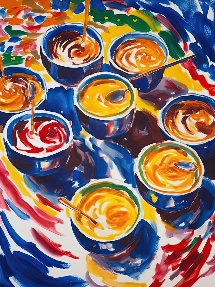 Crème brûlée Gemälde 3