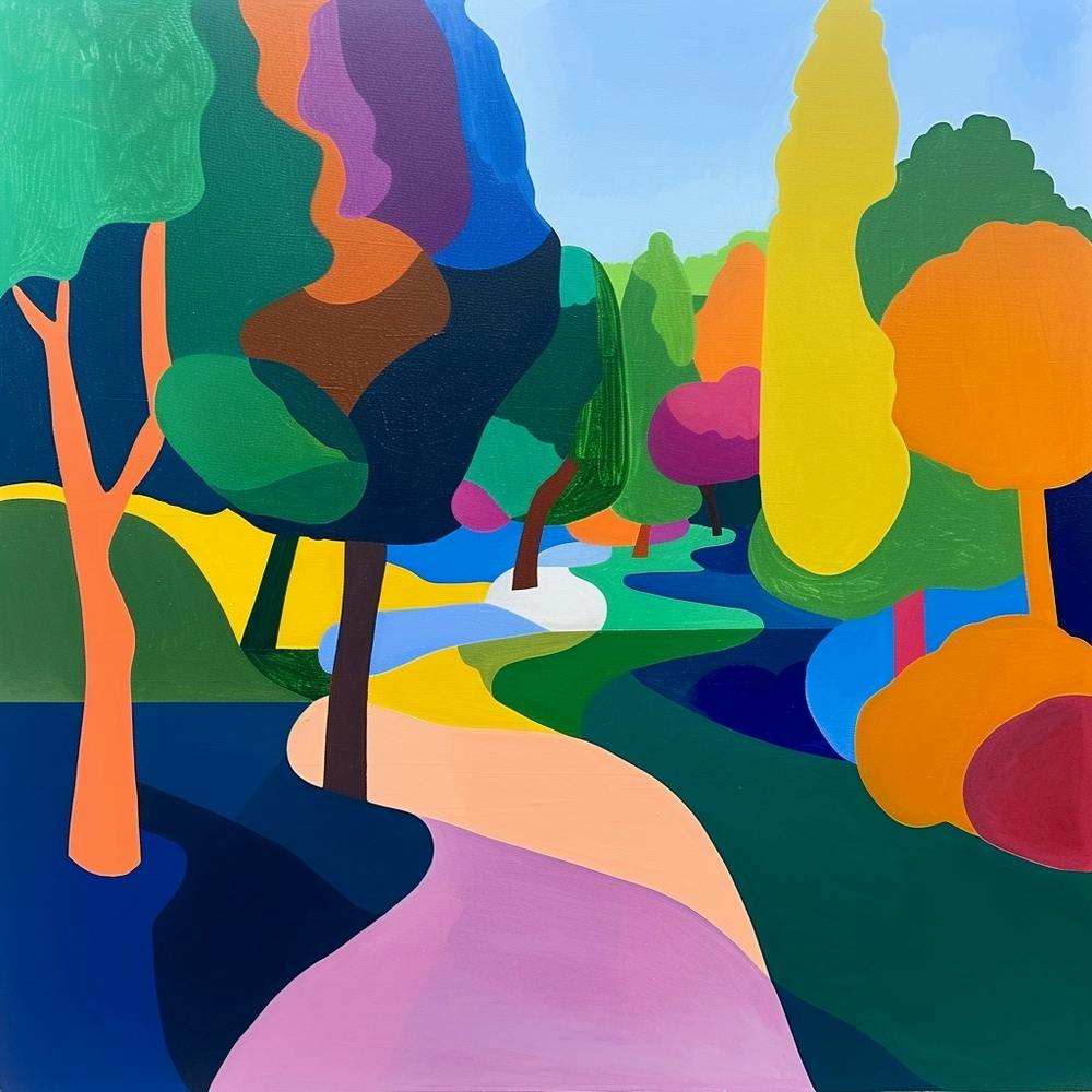 Abstract Park Collection Battersea Park London 5