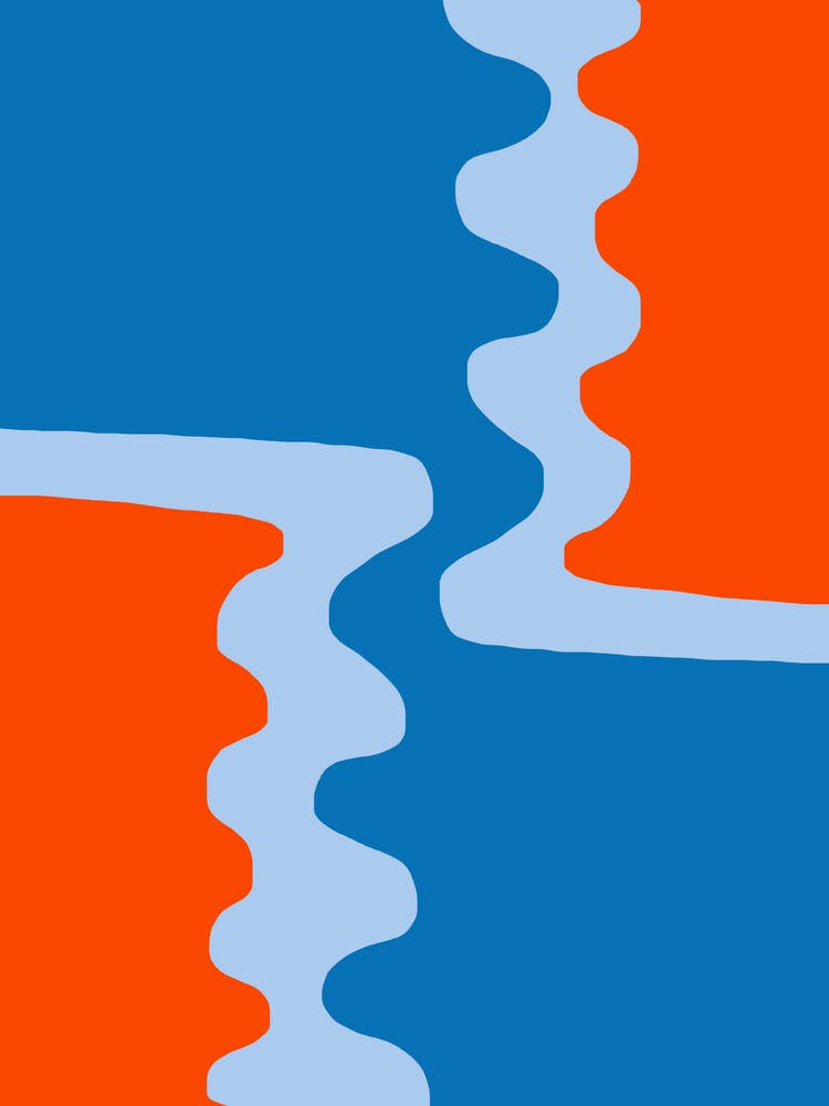 Colorful Abstract Waves No 1