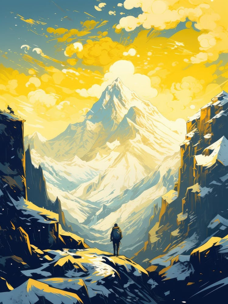 Man In The Mountains