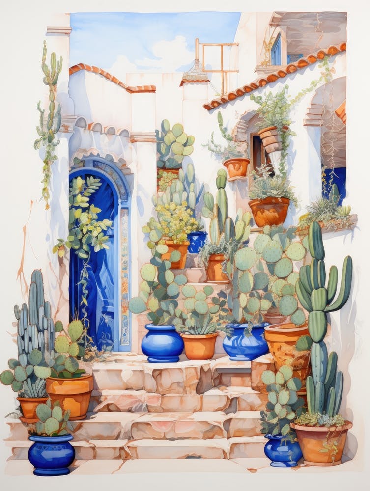 Cactus Garden - Bohemian Art