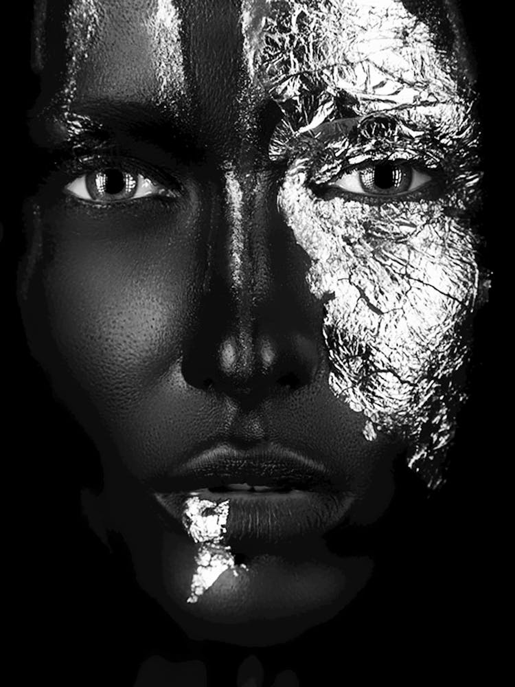 Black And White Portrait Of A Woman 12