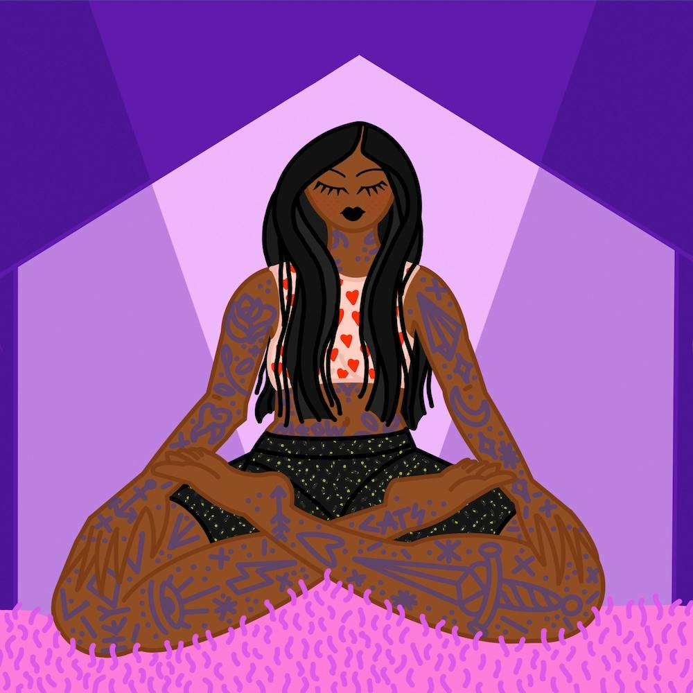 Yoga Girl Square
