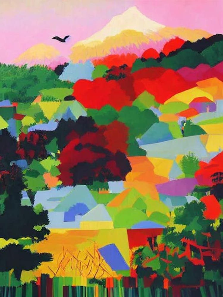 Chitwan National Park Nepal Abstract Colourful