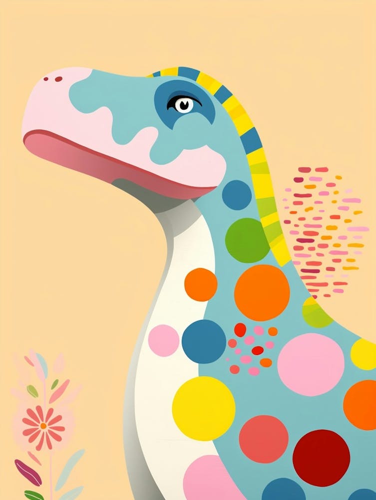 Colourful Dinosaur Segisaurus 1
