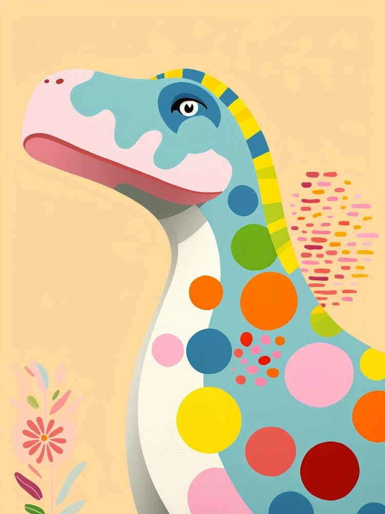 Colourful Dinosaur Segisaurus 1
