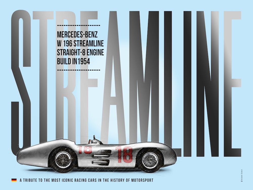 Mercedes 300SLR Streamline Tribute