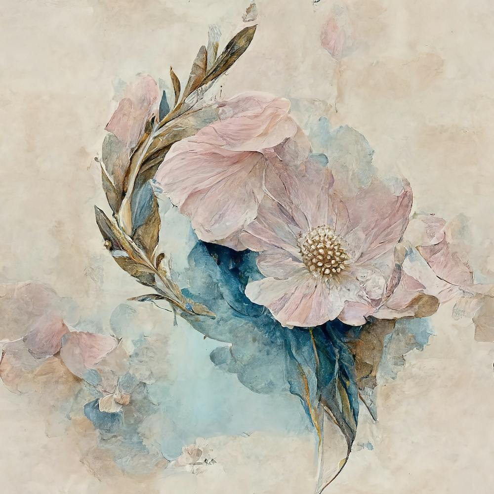 Watercolor Flower Abstract 21